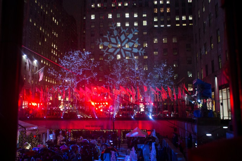 Lights are displayed at Rockefeller Center as part of decorations for the 84th annual Rockefeller Center Christmas Tree lighting ceremony at Rockefeller Center in Manhattan, New York City, U.S., November 30, 2016. Christmas Day,Christmas,Christmas Day 2016,Rockefeller Center Tree lights,Rockefeller,Rockefeller Center,Rockefeller Christmas tree lighting,Rockefeller Christmas tree lighting pics,Rockefeller Christmas tree lighting images,Rockefeller Christmas tree lig
