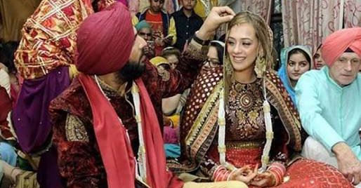 Yuvraj Singh and Hazel Keech's wedding pictures.