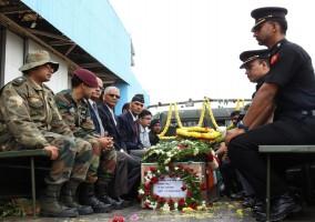 Martyr Akshay,Martyr Akshay mortal,Martyr Akshay mortal at Yelahanka AFS,Nagrota militant attack,Yelahanka Air Force Station,Yelahanka Air Force