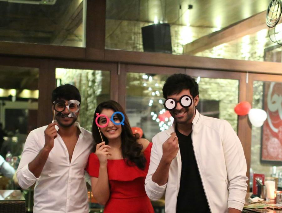 Celebs like Rana Daggubati, Varun Tej, Allu Sirish, Nani, Ram, Rakul Preet Singh at actress Raashi Khanna birthday celebration. Rana Daggubati,Varun Tej,Allu Sirish,Nani,Ram,Rakul Preet Singh,Raashi Khanna birthday celebration,Raashi Khanna,Raashi Khanna birthday celebration pics,Raashi Khanna birthday celebration images,Raashi Khanna birthday celebration photos,Raashi Khanna birt