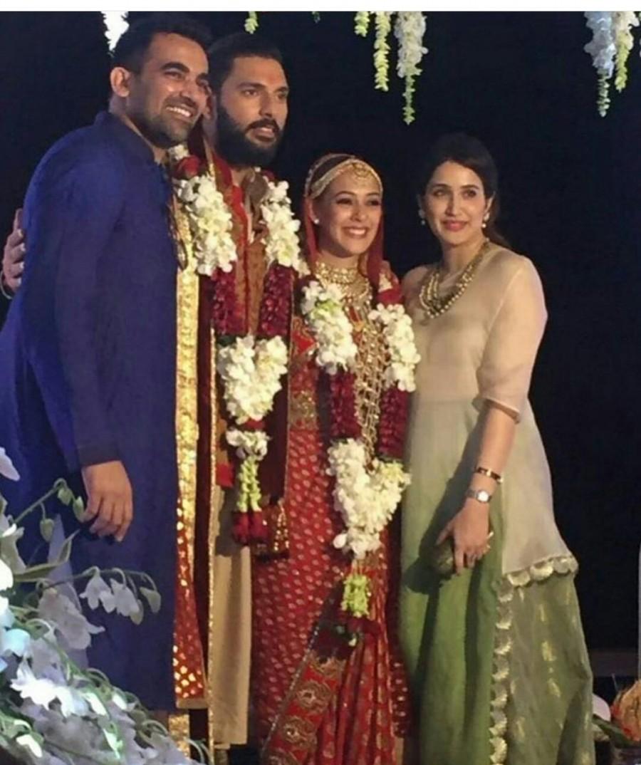 Zaheer Khan & Sagarika Ghatge at Yuvraj Singh-Hazel Keech's wedding in Goa. Virat Kohli,Anushka Sharma,Virat Kohli and Anushka Sharma,Virat Kohli,Anushka Sharma at Yuvraj Singh-Hazel Keech's wedding,Yuvraj Singh-Hazel Keech's wedding,Yuvraj Singh-Hazel Keech's marriage,Yuvraj Singh wedding,yuvraj singh marriage