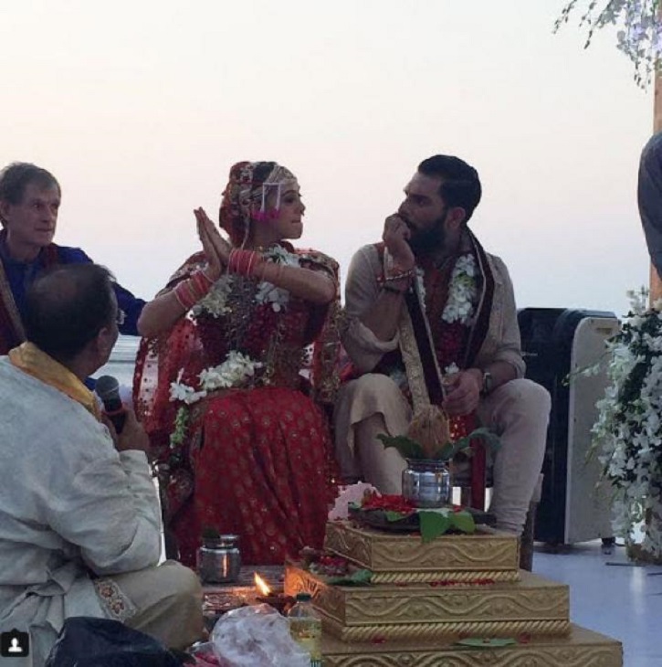 Yuvraj Singh-Hazel Keech's wedding in Goa. Virat Kohli,Anushka Sharma,Virat Kohli and Anushka Sharma,Virat Kohli,Anushka Sharma at Yuvraj Singh-Hazel Keech's wedding,Yuvraj Singh-Hazel Keech's wedding,Yuvraj Singh-Hazel Keech's marriage,Yuvraj Singh wedding,yuvraj singh marriage
