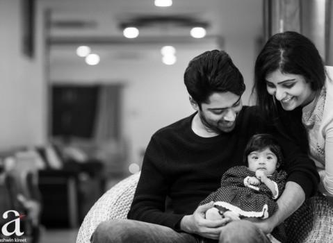 Tollywood actor Allari Naresh releases first photo of his daughter Ayana Evika Edara.