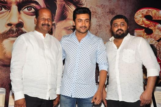 Telugu movie S3 – Yamudu 3 press meet event held at Hyderabad. Celebs like Suriya and others graced the event.