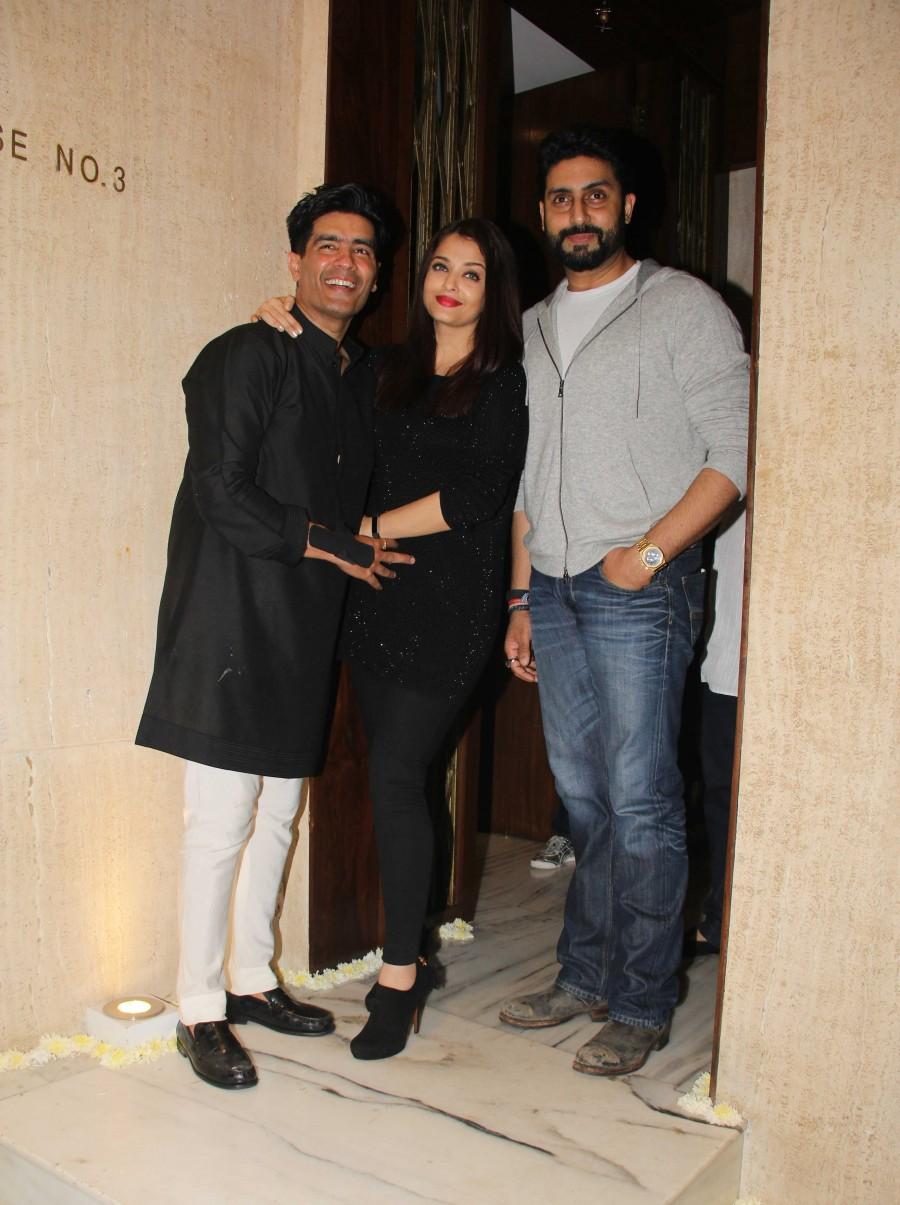 Photos of Aishwariya Rai and Abhishek Bachchan and others spotted at Manish Malhotra Birthday party. Aishwariya Rai and Abhishek Bachchan,Aishwariya Rai,Abhishek Bachchan,Manish Malhotra Birthday party,Manish Malhotra Birthday party pics,Manish Malhotra Birthday party images,Manish Malhotra Birthday party photos,Manish Malhotra Birthday party stills,Mani