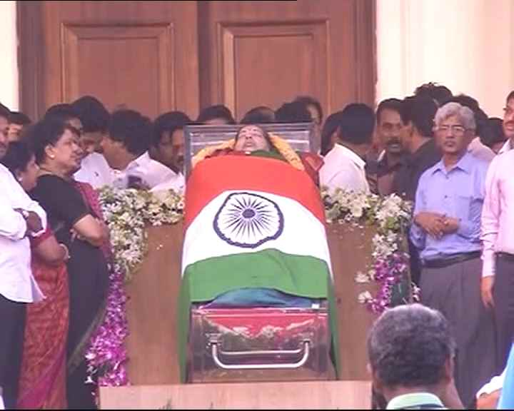 Chief Minister J. Jayalalithaa, one of India's most charismatic political leaders, died here on Monday night after a bitter 74-day battle for life, ending an era in Tamil Nadu politics and plunging the state in deep grief. She was 68. Jayalalitha,Jayalalithaa,Jayalalitha dead,Jayalalitha passes away,Jayalalitha died,Jayalalitha body,CM Jayalalitha,Tamilnadu Cm Jayalalitha