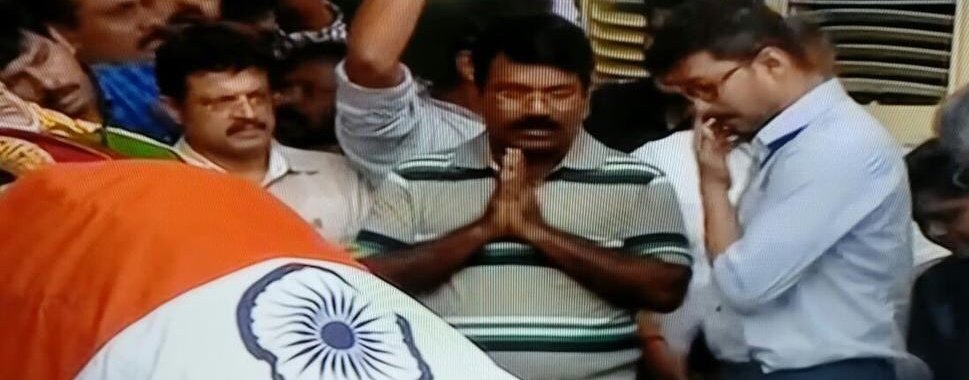 Jayalalithaa death: Vijay pays his last respect to Chief Minister Amma. Vijay,Ilayathalapathy Vijay,Vijay pay his last respect,Vijay pay his last respect to Jayalalithaa,Jayalalithaa death,Jayalalithaa death pics,Jayalalithaa death images,Jayalalithaa death photos,Jayalalithaa death stills,Jayalalithaa death pictures