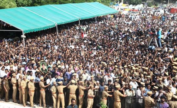 A steady stream of people are paying their last respects to Tamil Nadu Chief Minister and AIADMK General Secretary J. Jayalalithaa who died here on Monday.