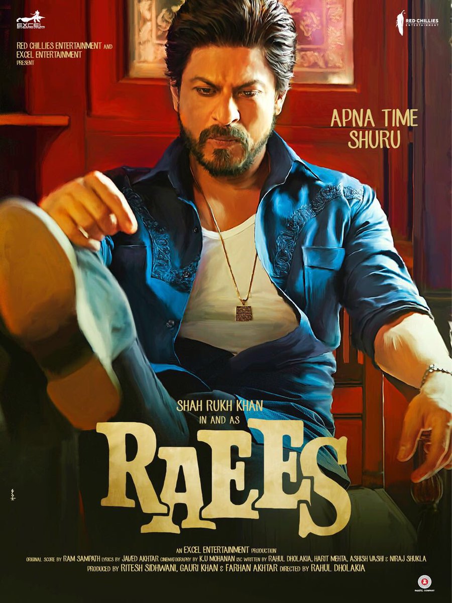 Raees First Look,Raees First Look Poster,Shah Rukh Khan's Raees First Look Poster,Raees Poster,Raees movie Poster