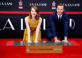 Emma Stone and Ryan Gosling,Emma Stone,Ryan Gosling,Ryan Gosling and Emma Stone cemented,TCL Chinese theatre,Chinese theatre,Ryan Gosling and Emma Stone pics,Ryan Gosling and Emma Stone images,Ryan Gosling and Emma Stone photos,Ryan Gosling and Emma Stone