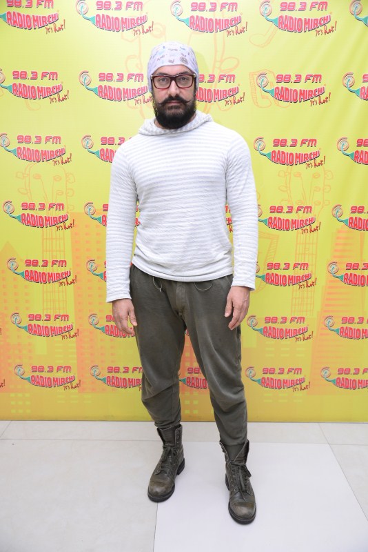 Photos of Bollywood actor Aamir Khan promotes Dangal movie at Radio Mirchi studio. Aamir Khan,actor Aamir Khan,Aamir Khan promotes Dangal movie,Aamir Khan promotes Dangal,Aamir Khan promotes Dangal at Radio Mirchi studio,Aamir Khan's Dangal,Dangal movie,Dangal movie promotion,Dangal movie promotion pics,Dangal movie promotion image