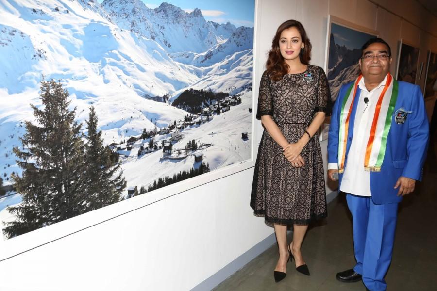 Photos of Bollywood actress Dia Mirza during the inauguration of Dr Batra's photo exhibition Magic Moments, in Mumbai, on December 6, 2016. Dia Mirza,Dr Batra's photo exhibition,Dia Mirza inaugurates Dr Batra's photo exhibition,Dr Batra's photo exhibition pics,Dr Batra's photo exhibition images,Dia Mirza latest pics,Dia Mirza latest images,Dia Mirza latest photos,Dia Mirza
