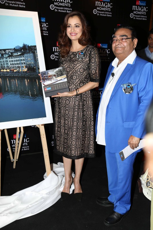 Photos of Bollywood actress Dia Mirza during the inauguration of Dr Batra's photo exhibition Magic Moments, in Mumbai, on December 6, 2016. Dia Mirza,Dr Batra's photo exhibition,Dia Mirza inaugurates Dr Batra's photo exhibition,Dr Batra's photo exhibition pics,Dr Batra's photo exhibition images,Dia Mirza latest pics,Dia Mirza latest images,Dia Mirza latest photos,Dia Mirza