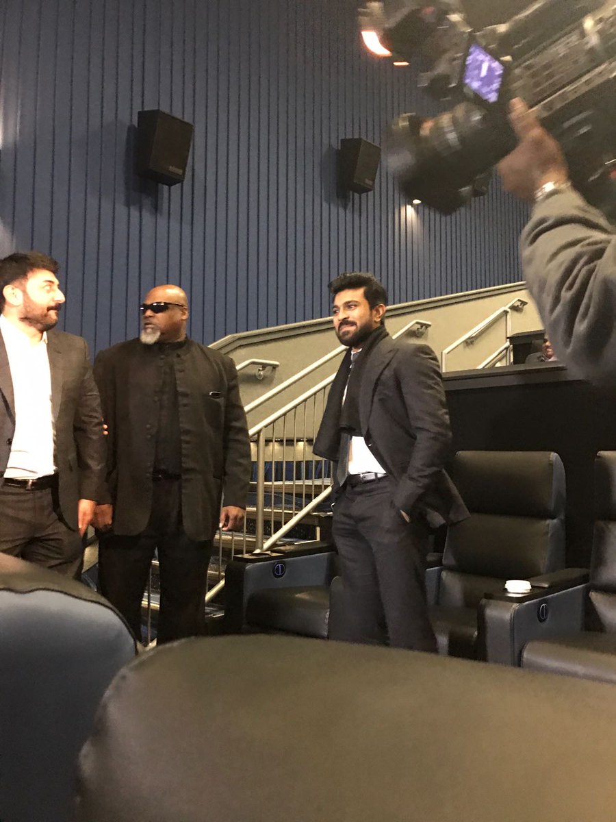 Telugu Movie Dhruva special screening held last night in US. Celebs like Ram Charan and Aravind Swamy spotted at special screening. Ram Charan,Aravind Swamy,Ram Charan teja,Dhruva special screening,Dhruva special screening pics,Dhruva special screening images,Dhruva special screening photos,Dhruva special screening stills,Dhruva special screening pictures