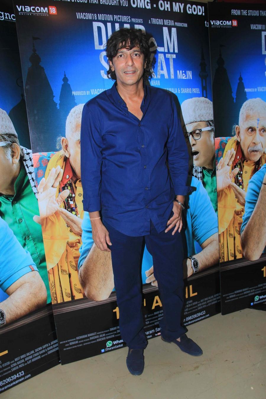 Premier Of film 'Dharam Sankat Mein': Chunky Pandey Dharam Sankat Mein,premiere,paresh rawal,Anu Kapoor,Naseeruddin Shah,photos