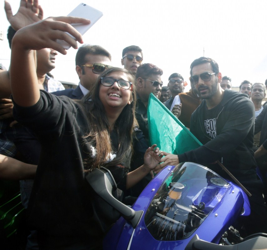 Photos of Bollywood Actor John Abraham during inauguration of India Speed Week at Behala Flying Club in Kolkata on Dec 9, 2016. John Abraham,India Speed Week,John Abraham inaugurates India Speed Week,Behala Flying Club,John Abraham at India Speed Week,John Abraham new pics,John Abraham new images,John Abraham new photos,John Abraham new stills,John Abraham new pictures