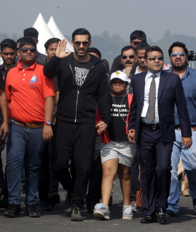 Photos of Bollywood Actor John Abraham during inauguration of India Speed Week at Behala Flying Club in Kolkata on Dec 9, 2016. John Abraham,India Speed Week,John Abraham inaugurates India Speed Week,Behala Flying Club,John Abraham at India Speed Week,John Abraham new pics,John Abraham new images,John Abraham new photos,John Abraham new stills,John Abraham new pictures