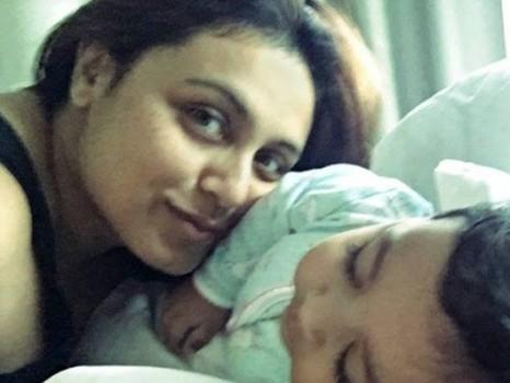 Bollywood Actress Rani Mukerji Chopra has shared the first image of her and filmmaker-husband Aditya Chopra's daughter Adira. The photograph was shared on Adira's first birthday, which also marks the release of Chopra's 