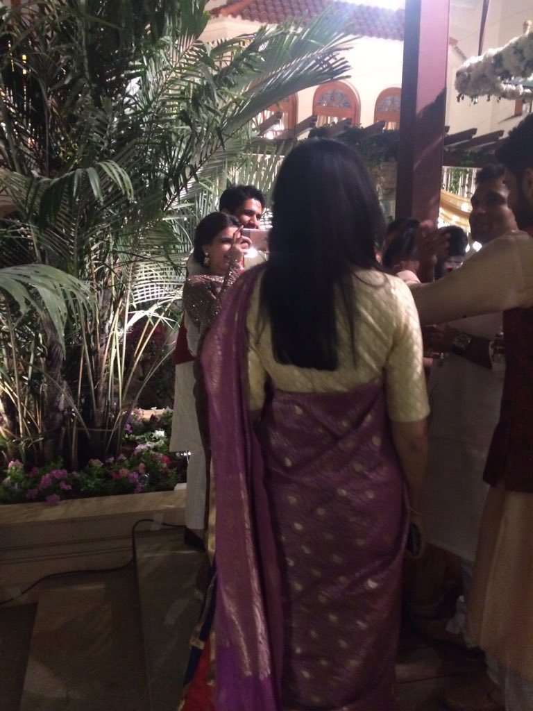 Nagarjuna's son Akhil Akkineni and Shriya Bhupal's engagement was a private ceremony held at GVK House in Hyderabad on December 9. Celebs like Prabhas, Vikram Prabhu, Shiva Rajkumar and others graced the event. Prabhas,Vikram Prabhu,Shiva Rajkumar,Akhil Akkineni and Shriya Bhupal,Akhil Akkineni and Shriya Bhupal engagement,Akhil Akkineni wedding,Akhil Akkineni Engagement,Akhil Akkineni Engagement pics,Akhil Akkineni Engagement images,Akhil Akkineni Engagement ph
