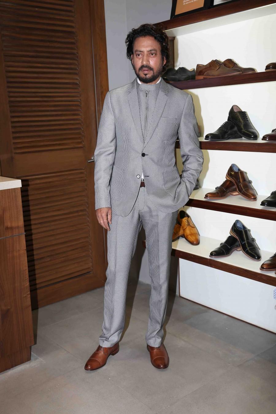 Photos of Bollywood actor Irrfan Khan visits Johnston & Murphy store. Irrfan Khan,Irrfan Khan visits Johnston,Irrfan Khan visits Murphy store,Irrfan Khan visits Johnston & Murphy store,actor Irrfan Khan,Irrfan Khan new pics,Irrfan Khan new images,Irrfan Khan new photos,Irrfan Khan new stills,Irrfan Khan new pictures