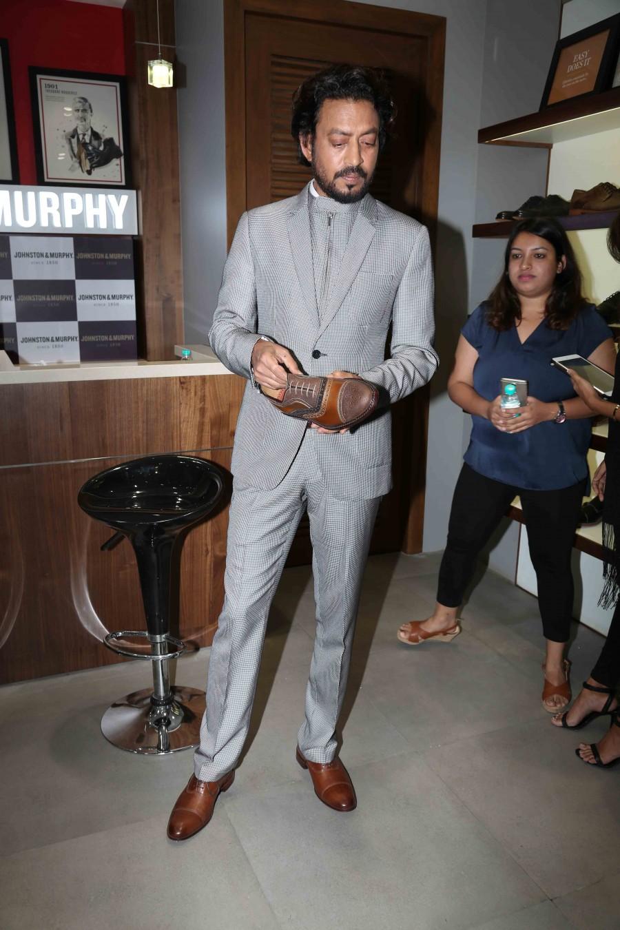 Photos of Bollywood actor Irrfan Khan visits Johnston & Murphy store. Irrfan Khan,Irrfan Khan visits Johnston,Irrfan Khan visits Murphy store,Irrfan Khan visits Johnston & Murphy store,actor Irrfan Khan,Irrfan Khan new pics,Irrfan Khan new images,Irrfan Khan new photos,Irrfan Khan new stills,Irrfan Khan new pictures