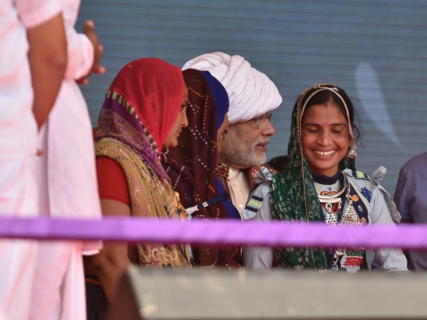 Photos of PM Narendra Modi at the inauguration ceremony of Amul Cheese Plant & Whey Drying Plant in Palanpur, Banaskantha. Narendra Modi,Narendra Modi inaugurates Amul Cheese Plant,Amul Cheese Plant & Whey Drying Plant,Amul Cheese Plant,Whey Drying Plant,Narendra Modi in Palanpur,PM Modi to address farmers,Modi to address farmers