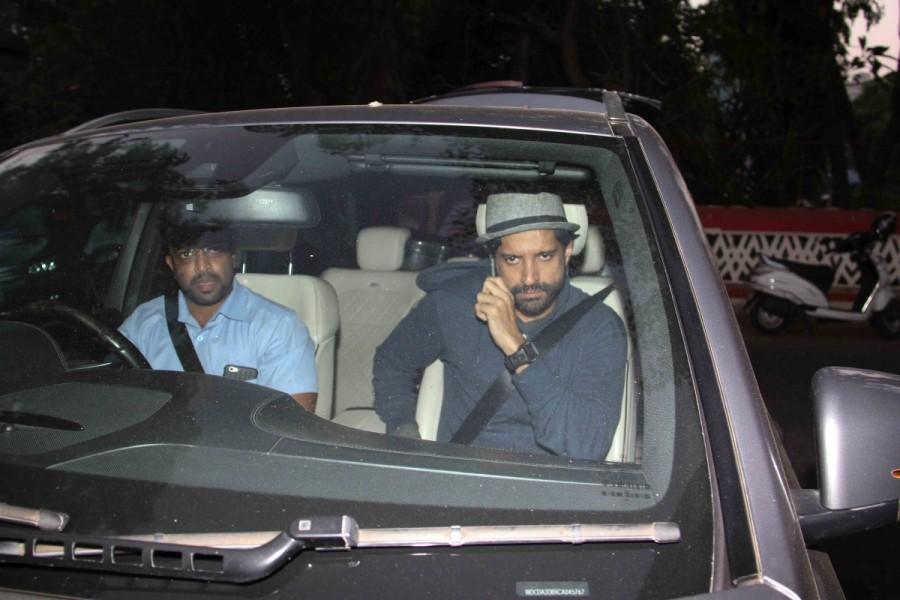 Photos of Bollywood actor Farhan Akhtar spotted at Shankar Mahadevan's studio. Farhan Akhtar,Farhan Akhtar spotted at Shankar Mahadevan,Shankar Mahadevan,Shankar Mahadevan studio,Farhan Akhtar pics,Farhan Akhtar images,Farhan Akhtar photos,Farhan Akhtar stills,Farhan Akhtar pictures