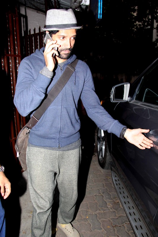 Photos of Bollywood actor Farhan Akhtar spotted at Shankar Mahadevan's studio. Farhan Akhtar,Farhan Akhtar spotted at Shankar Mahadevan,Shankar Mahadevan,Shankar Mahadevan studio,Farhan Akhtar pics,Farhan Akhtar images,Farhan Akhtar photos,Farhan Akhtar stills,Farhan Akhtar pictures
