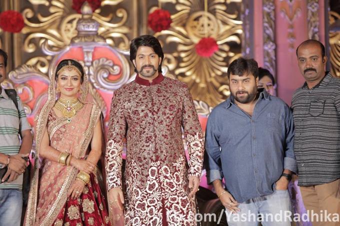 Yash and Radhika Pandit's wedding reception pictures. Yash and Radhika Pandit,Yash,Radhika Pandit,Yash wedding reception,Yash wedding reception pics,Yash wedding reception images,Yash wedding reception photos,Yash wedding reception stills,Radhika Pandit wedding reception,Radhika Pandit wedding reception pics