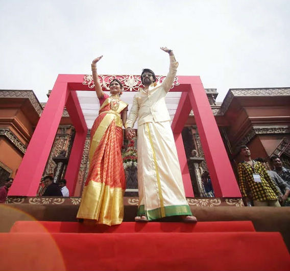 Photos of Actor Yash and Radhika Pandit wedding reception held in Bangalore. Yash and Radhika Pandit,Yash and Radhika Pandit wedding reception,Yash wedding reception,Radhika Pandit wedding reception,Yash wedding reception pics,Yash wedding reception images,Yash wedding reception photos,Yash wedding reception stills,Yash wedding re