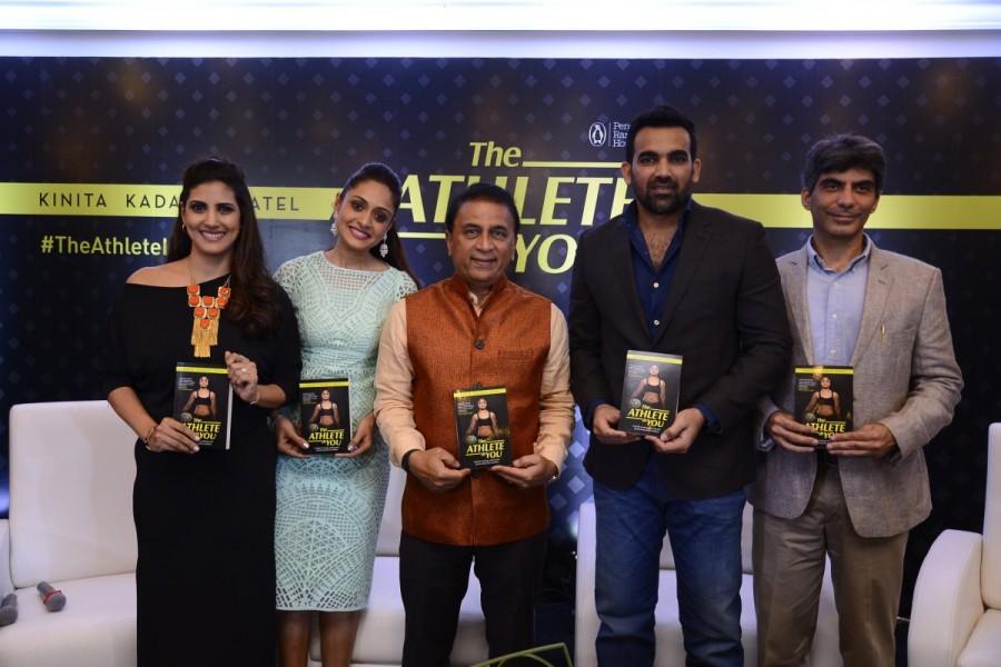 Kinita Kadakia Patel unveils Nutrition Guide "The Athlete In You". Celebs like Sunil Gavaskar, Zaheer Khan, Chhaya Momaya, Pallavi Jaikishan and others graced the event. Sunil Gavaskar,Zaheer Khan,Chhaya Momaya,Pallavi Jaikishan,Kinita Kadakia Patel,The Athlete In You,Nutrition Guide