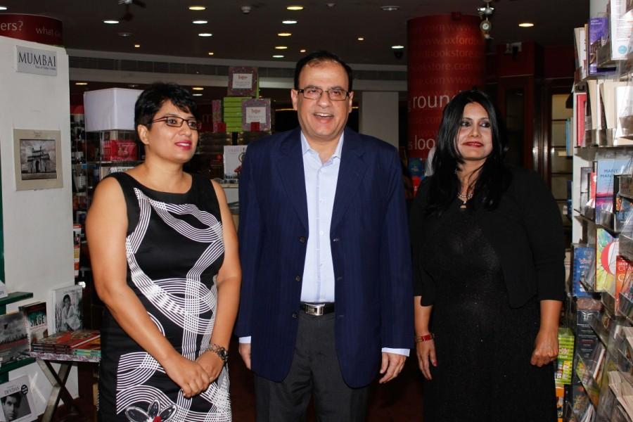 Bollywood filmmaker Pankaj Parashar, Author Malini, Municipal Commissioner of Mumbai Ajoy Mehta, Dr. Vibhuti Patel, Head University Department of Economics of SNDT Women's University and Rakhee Bakshi, Director, Womens Feature Service during the launch of book Flotsam of the Mind in Mumbai, India on December 12, 2016. Flotsam,Flotsam book launch,Flotsam book launch pics,Flotsam book launch images,Flotsam book launch photos,Pankaj Parashar,Malini,Ajoy Mehta,Dr. Vibhuti Patel,Rakhee Bakshi