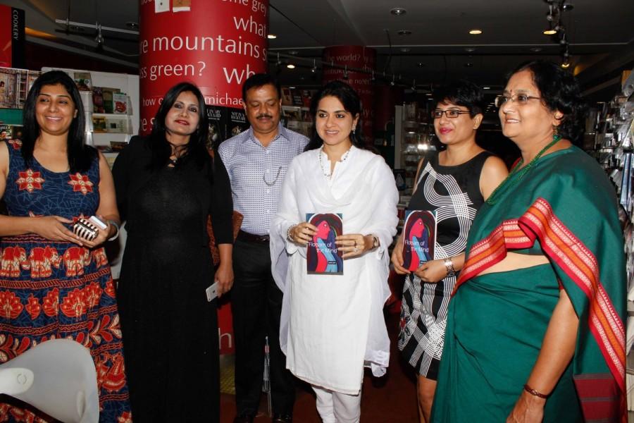 Bollywood filmmaker Pankaj Parashar, Author Malini, Municipal Commissioner of Mumbai Ajoy Mehta, Dr. Vibhuti Patel, Head University Department of Economics of SNDT Women's University and Rakhee Bakshi, Director, Womens Feature Service during the launch of book Flotsam of the Mind in Mumbai, India on December 12, 2016. Flotsam,Flotsam book launch,Flotsam book launch pics,Flotsam book launch images,Flotsam book launch photos,Pankaj Parashar,Malini,Ajoy Mehta,Dr. Vibhuti Patel,Rakhee Bakshi