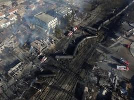 Train derailment,Bulgaria train derailment,cargo train derails,Bulgaria,7 Killed,29 Injured in Bulgarian Tanker Train Explosion,Bulgarian Tanker Train Explosion,Tanker Train Explosion,freight train derailed