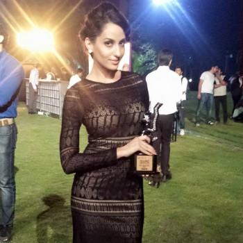 Nora fatehi at  FICCI awards ceremony