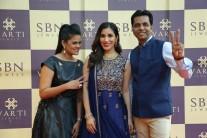 Actress & model famous Diva also got smitten by attraction of "VARTI JEWELS", recently launched by hand of Shilpa Shetty Kundra, actress & model famous Sophie Choudhary also could not stop herself to visit this store, and her reaction was "Wow".