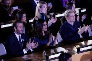 Priyanka Chopra,David Beckham,Orlando Bloom,UNICEF Global Goodwill Ambassador,UNICEF 70th anniversary,United Nations Headquarters