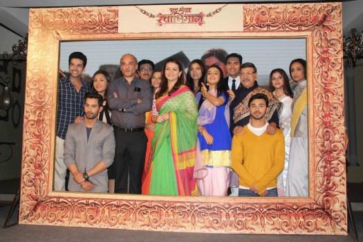Television actors like Jitendra Trehan, Suchitra Pillai, Ankita Sharma, Prachi Shah, Aashika Bhatia, Shweta Mahadik, Vikas Jain, Sangeita Chauhan, Akshaya Bhingarde and Karan Singhmar spotted during the launch of television serial, Ek Shringaar Swaabhimaan in Mumbai.