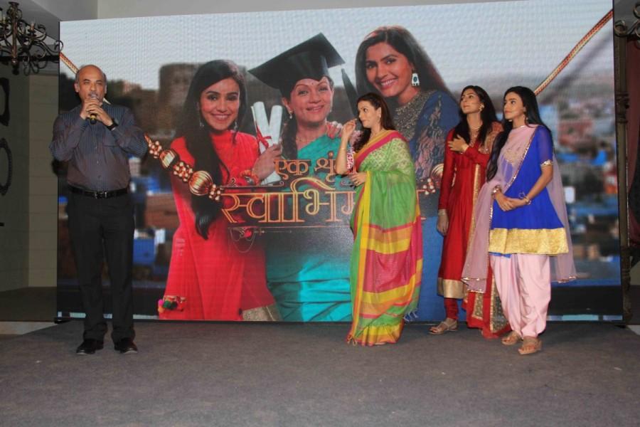 Television actors like Jitendra Trehan, Suchitra Pillai, Ankita Sharma, Prachi Shah, Aashika Bhatia, Shweta Mahadik, Vikas Jain, Sangeita Chauhan, Akshaya Bhingarde and Karan Singhmar spotted during the launch of television serial, Ek Shringaar Swaabhimaan in Mumbai. Jitendra Trehan,Suchitra Pillai,Ankita Sharma,Prachi Shah,Aashika Bhatia,Shweta Mahadik,Vikas Jain,Sangeita Chauhan,Akshaya Bhingarde,Ek Shringaar Swaabhimaan,Ek Shringaar Swaabhimaan serial,Ek Shringaar Swaabhimaan serial launch
