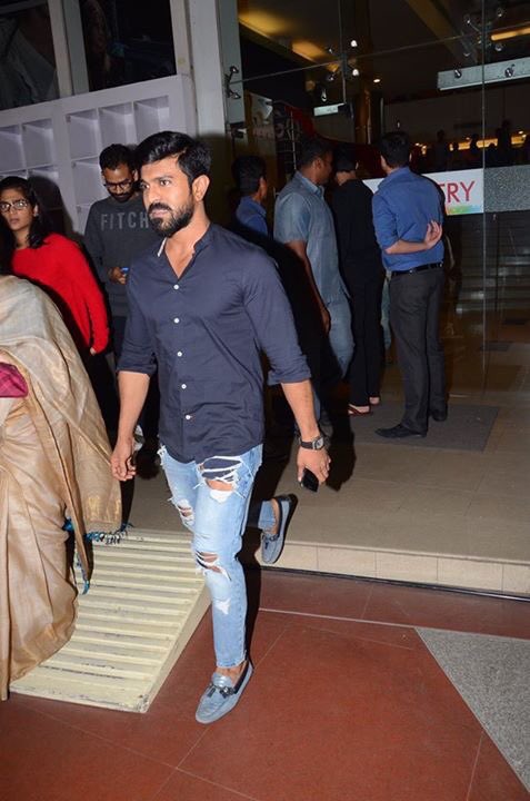 South Indian actor Ram Charan watches Dhruva with Upasana at GVK Inox Theatre. Ram Charan,Ram Charan teja,Dhruva,Upasana,Ram Charan watches Dhruva with Upasana