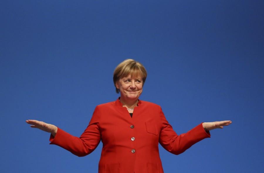 German Chancellor Angela Merkel is third. Vladimir Putin,Donald Trump,Angela Merkel,Xi Jinping,Pope Francis,Janet Yellen,Bill Gates,Larry Page,Narendra Modi,Mark Zuckerberg,Forbes,World's most powerful people,World's most powerful people 2016,World's most powerful people 2017