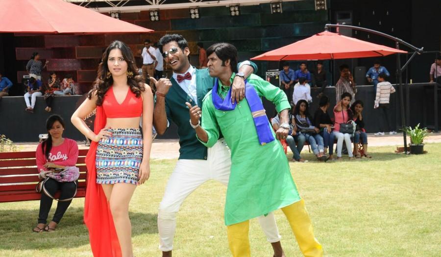 Kaththi Sandai is an upcoming Tamil action film directed by Suraj and produced by S. Nanthagopal. The film features Vishal and Tamannaah in the lead role, while Jagapati Babu, Vadivelu, Soori, Tarun Arora, Soundararaja, Jayaprakash and Aarthi are in the supporting characters. Vishal,Tamannaah,Vishal and Tamannaah,Kaththi Sandai,Kaththi Sandai stills,Kaththi Sandai pics,Kaththi Sandai images,Kaththi Sandai photos,Kaththi Sandai pictures,Kaththi Sandai movie stills,Kaththi Sandai movie pics,Kaththi Sandai movie images,Kaththi Sa