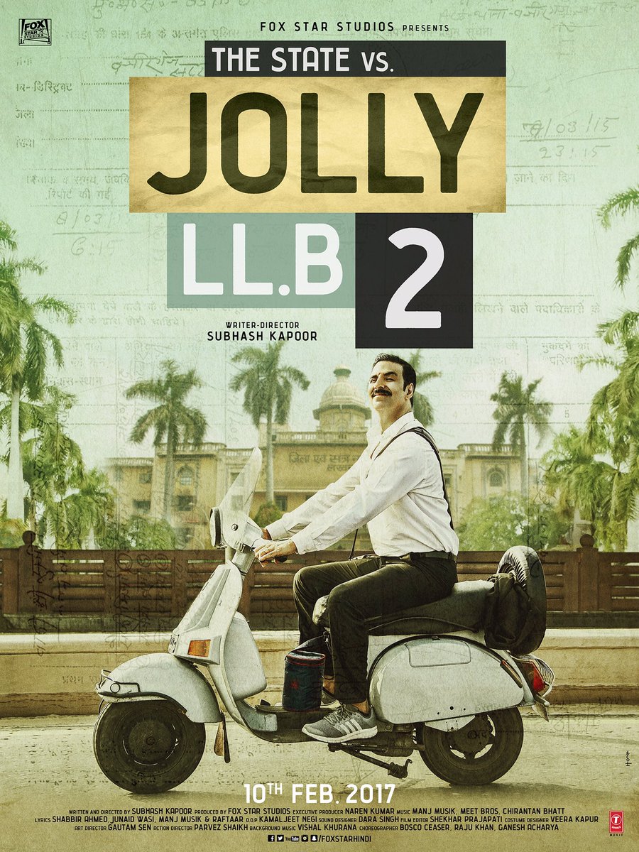 Jolly LLB 2 is an upcoming Bollywood comedy drama film written and directed by Subhash Kapoor. Produced under Fox Star Studios banner. The film stars Akshay Kumar and Huma Qureshi in the lead role, while Annu Kapoor, Inaamulhaq, Manav Kaul, Saurabh Shukla, Arshad Warsi and Elli Avram in the supporting role. Akshay Kumar,Jolly LLB 2 teaser poster,Jolly LLB 2 teaser,Jolly LLB 2 teaser poster? pics,Jolly LLB 2 teaser poster? images,Jolly LLB 2 teaser poster? photos,Huma Qureshi,Annu Kapoor,Inaamulhaq,Manav Kaul,Saurabh Shukla,Arshad Warsi,Elli Avram