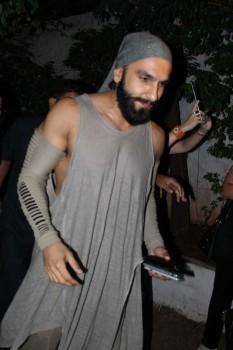 Bollywood actor Ranveer Singh spotted at olive bar.