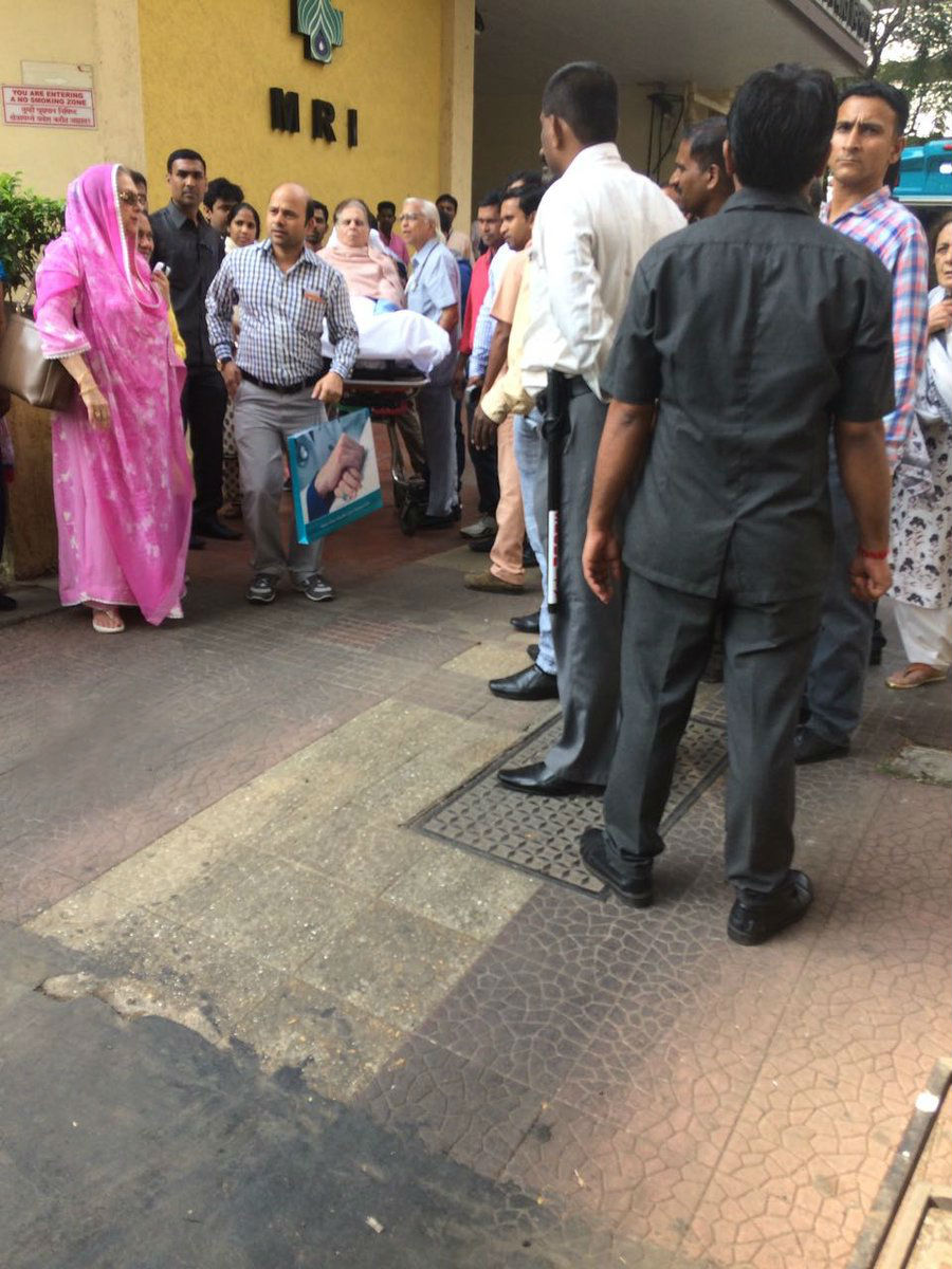 Bollywood veteran actor Dilip Kumar along with his wife Saira Banu after being discharged from the Lilavati Hospital, in Mumbai on December 15, 2016. The 94-year-old actor was admitted to Hospital on December 7 after he complained of swelling in one of his legs. Dilip Kumar,actor Dilip Kumar,Dilip Kumar discharged from hospital,Dilip Kumar discharged from Lilavati hospital,Lilavati Hospital,Dilip Kumar latest pics,Dilip Kumar latest images,Dilip Kumar latest photos,Dilip Kumar latest stills,Dilip Kumar latest pic