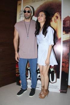 Bollywood actors Aditya Roy Kapur and Shraddha Kapoor during the media interaction for the film Ok Jaanu in Mumbai, India on December 16, 2016.