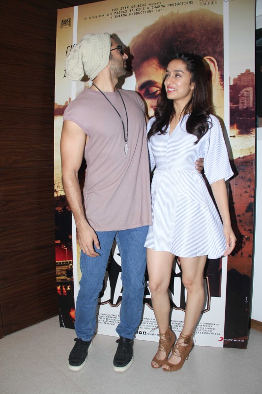 Bollywood actors Aditya Roy Kapur and Shraddha Kapoor during the media interaction for the film Ok Jaanu in Mumbai, India on December 16, 2016. Ranveer Singh and Vaani Kapoor,Ranveer Singh,Vaani Kapoor,OK Jaanu,Bollywood movie OK Jaanu,OK Jaanu media interaction,OK Jaanu media interaction pics,OK Jaanu media interaction images,OK Jaanu media interaction photos,OK Jaanu media interaction stills,OK