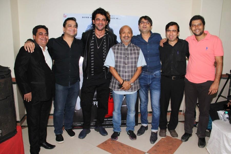 Bollywood actors Anjana Sukhani, Sunil Grover, Dipannita Sharma and filmmaker Vishal Mishra during the trailer launch of film Coffee with D in Mumbai, India on December 16, 2016. Anjana Sukhani,Sunil Grover,Dipannita Sharma,Coffee with D,Coffee with D trailer,Coffee with D trailer launch,Coffee with D trailer launch pics,Coffee with D trailer launch images,Coffee with D trailer launch photos,Coffee with D trailer launch stills,Cof