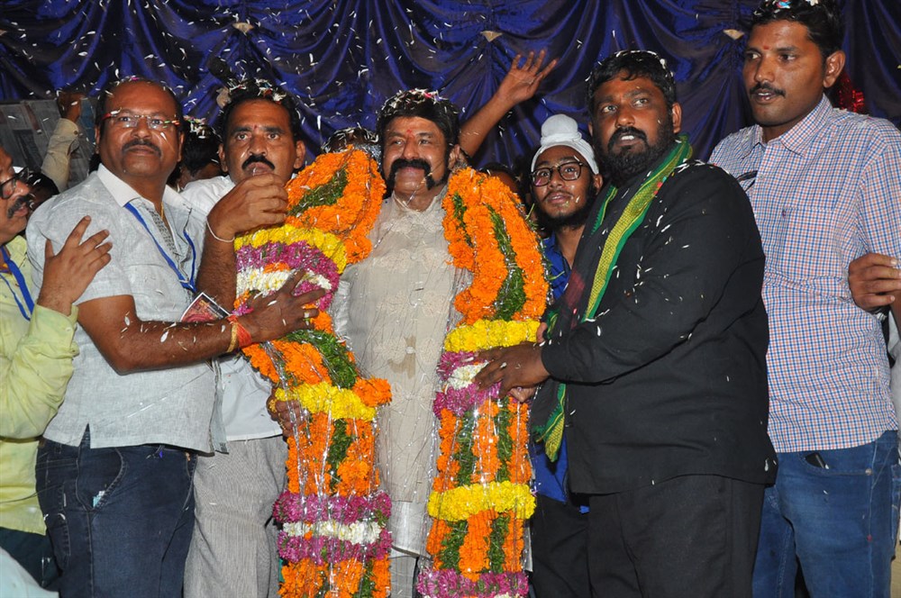 Telugu movie Gautamiputra Satakarni Trailer launch event held at the Sri Thirumala Theatre, Karimnagar in Telangana. Actor Nandamuri Balakrishna, Director Krish and others graced the event. Nandamuri Balakrishna,Balakrishna,Gautamiputra Satakarni Trailer,Gautamiputra Satakarni,Gautamiputra Satakarni Trailer launch,Gautamiputra Satakarni Trailer launch pics,Gautamiputra Satakarni Trailer launch images,Gautamiputra Satakarni Trailer launch pho