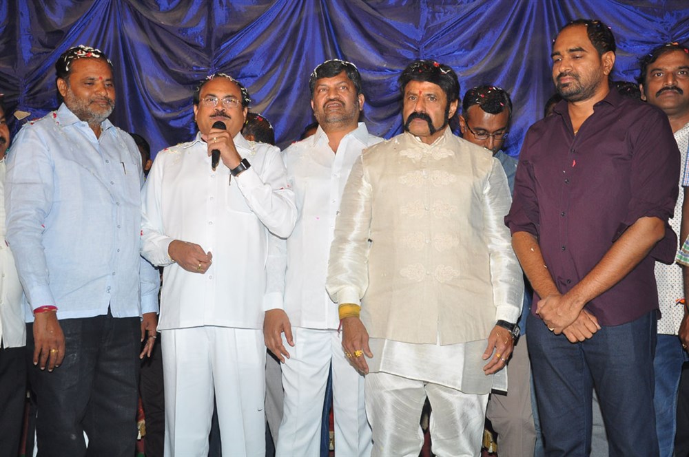 Telugu movie Gautamiputra Satakarni Trailer launch event held at the Sri Thirumala Theatre, Karimnagar in Telangana. Actor Nandamuri Balakrishna, Director Krish and others graced the event. Nandamuri Balakrishna,Balakrishna,Gautamiputra Satakarni Trailer,Gautamiputra Satakarni,Gautamiputra Satakarni Trailer launch,Gautamiputra Satakarni Trailer launch pics,Gautamiputra Satakarni Trailer launch images,Gautamiputra Satakarni Trailer launch pho